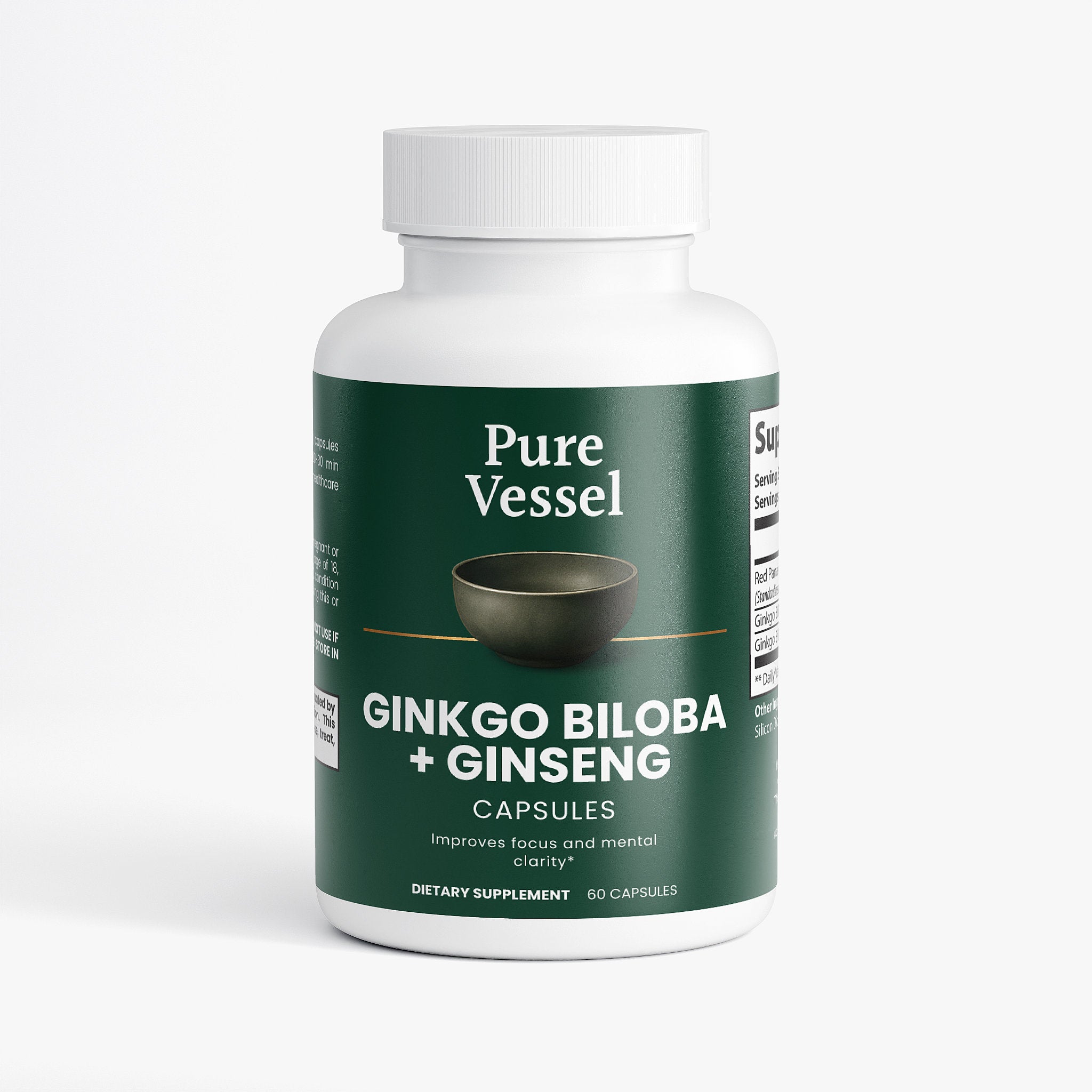 Ginkgo Biloba + Ginseng Capsules
