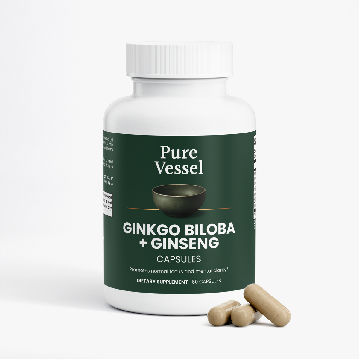 Ginkgo Biloba + Ginseng Capsules