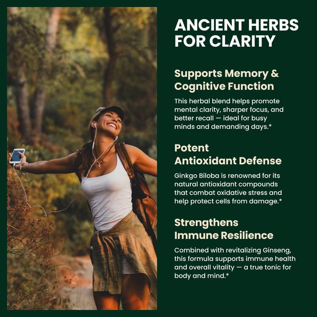 Ginkgo Biloba + Ginseng Capsules